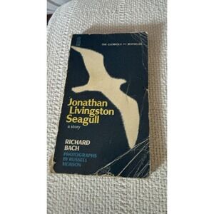 JONATHAN LIVINGSTON SEAGULL RICHARD BACH 1973 AVON Book Illustration Vintag